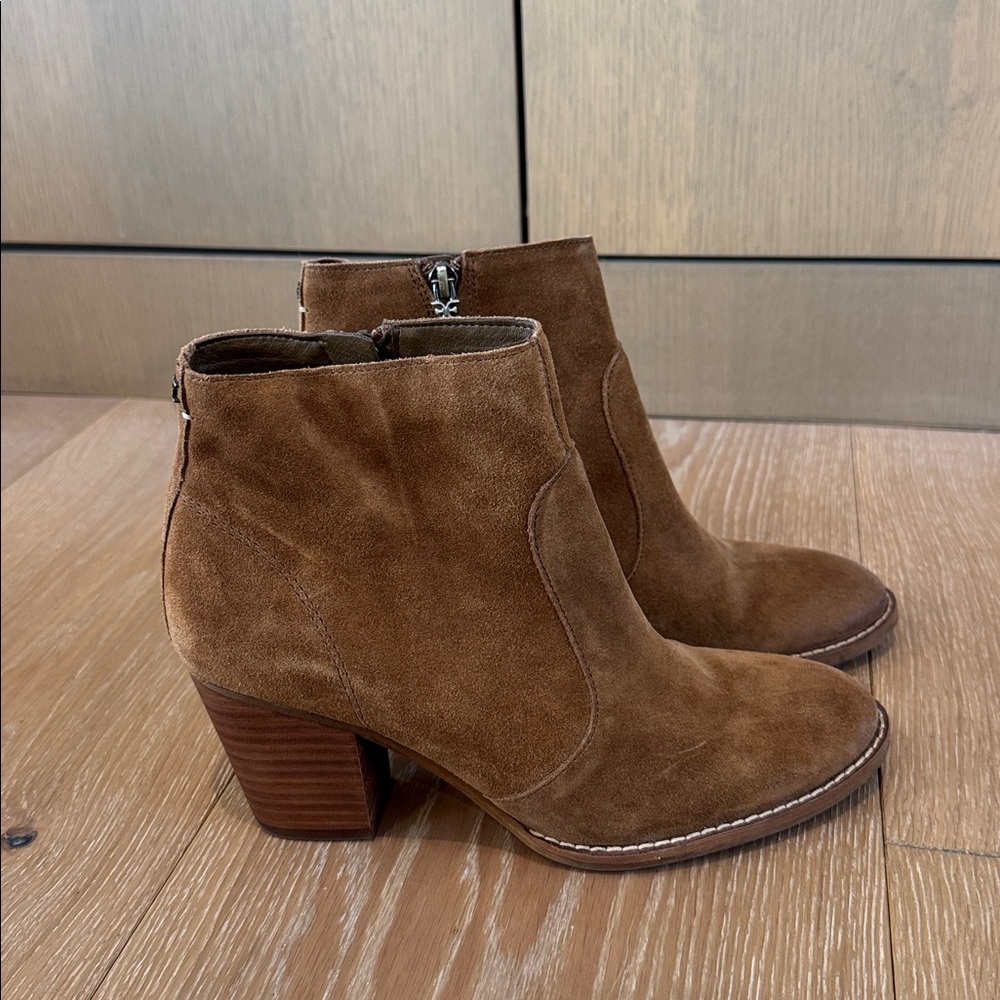 Brown Suede Ankle Boots by Sam Edelman in size 8.